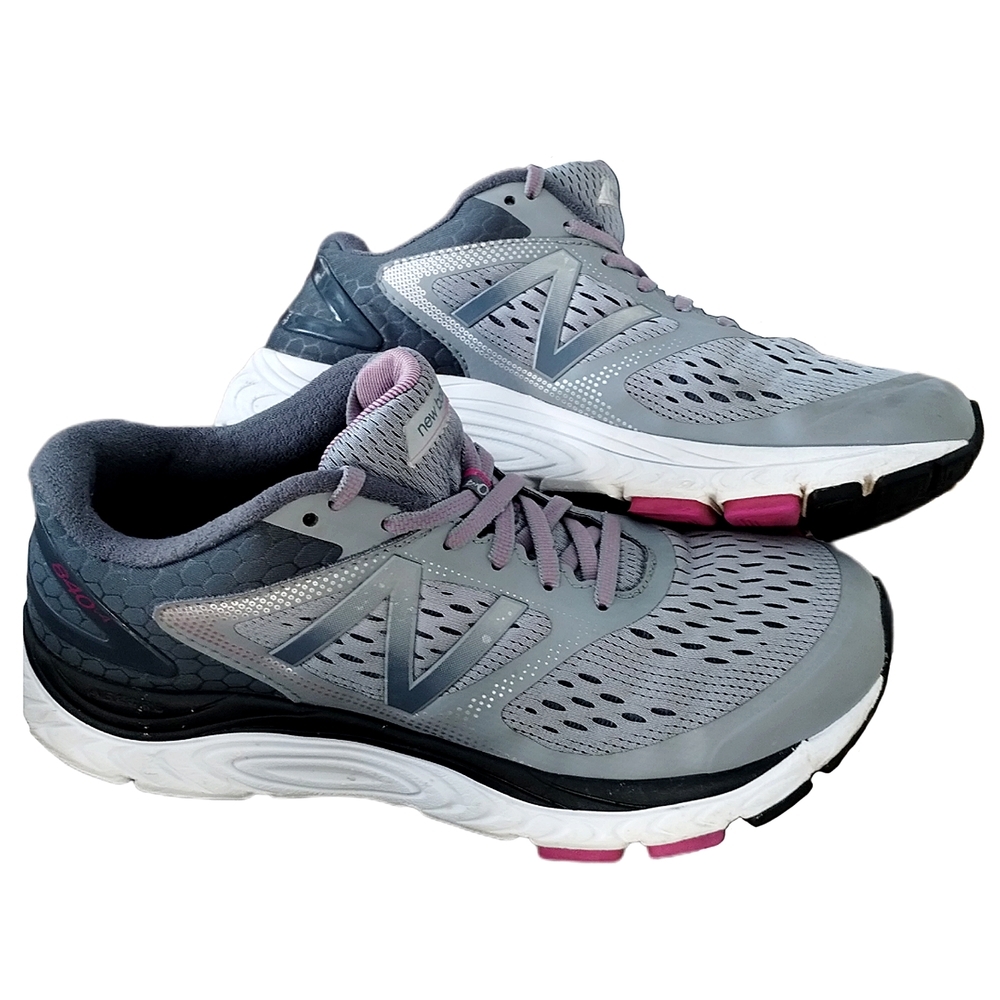 New Balance 840v4 W840GO4 Grey Pink Running Shoes Women's 8.5 B - Picture 4 of 9
